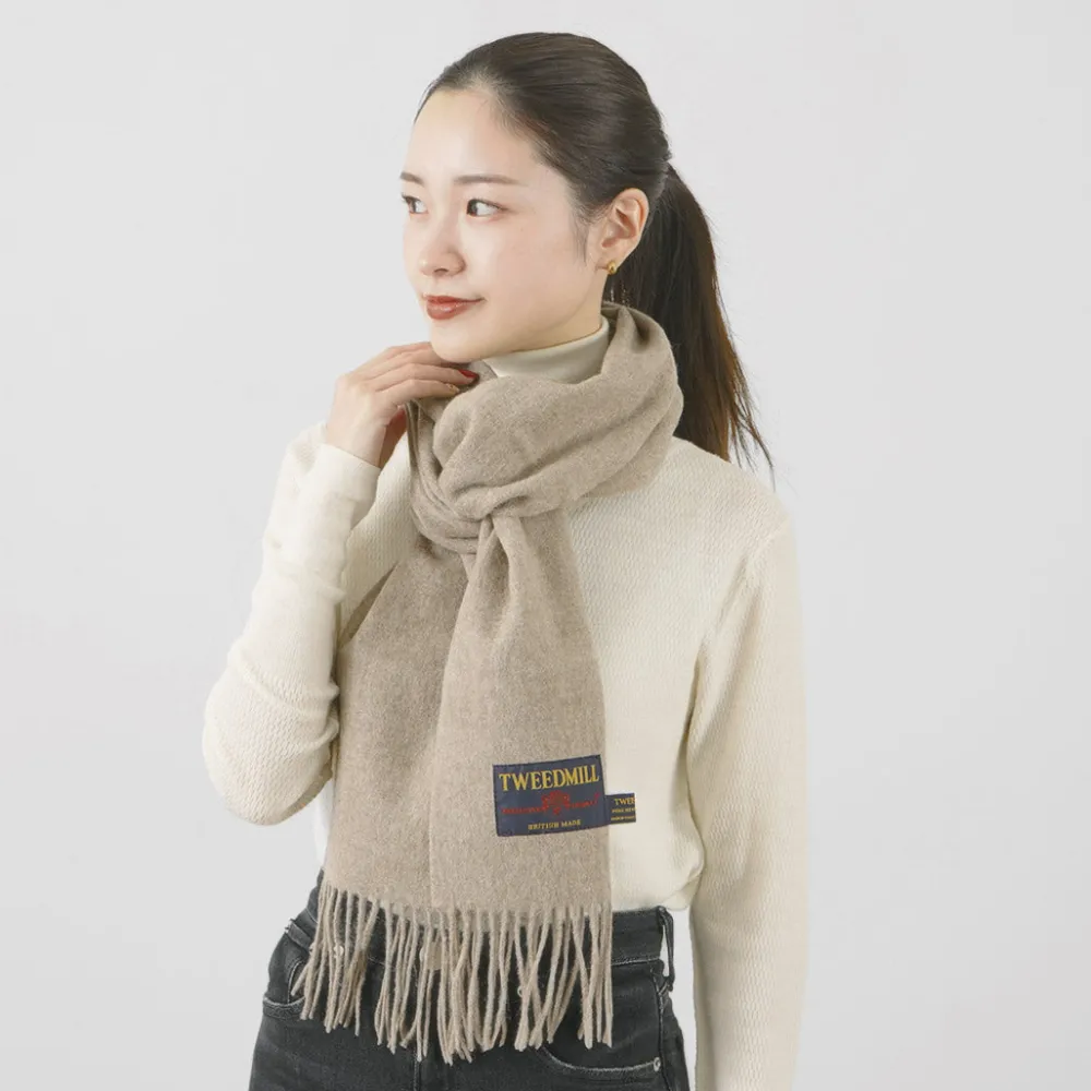 TWEED MILL Scarfs^/ Lamb Wool Scarf Solid