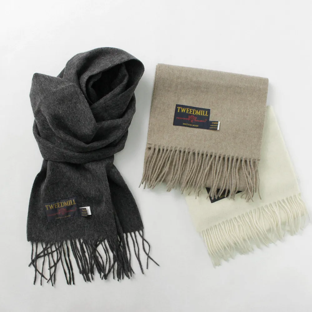TWEED MILL Scarfs^/ Lamb Wool Scarf Solid