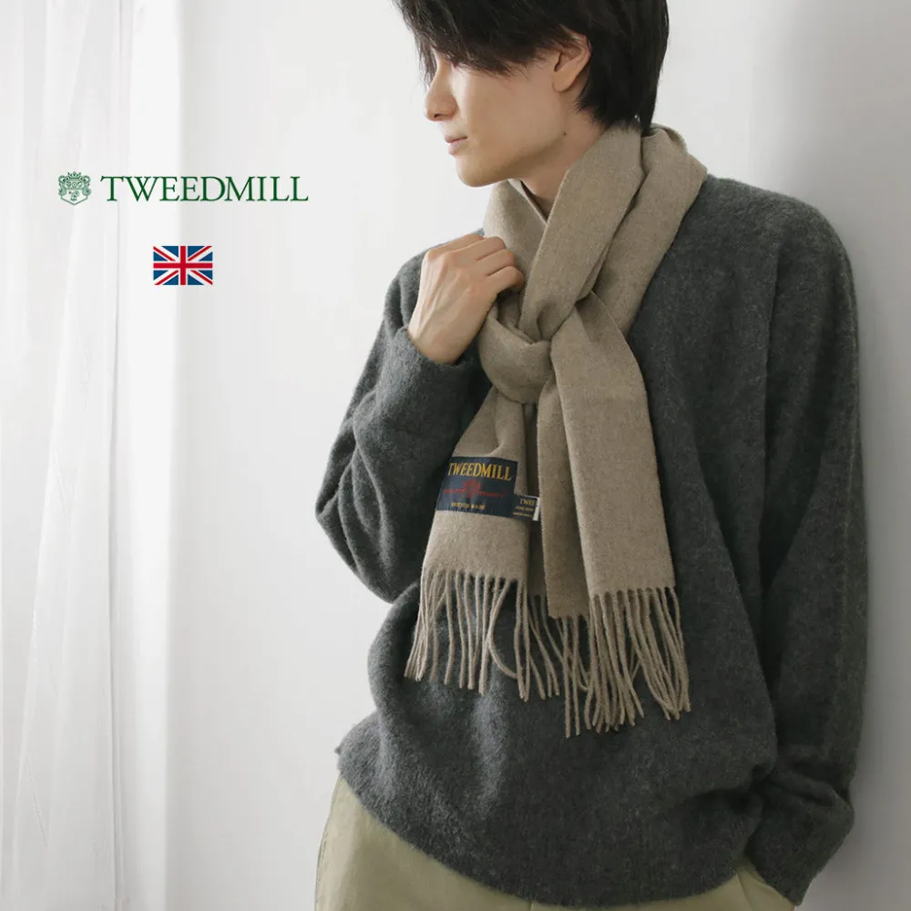 TWEED MILL Scarfs^/ Lamb Wool Scarf Solid