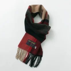 TWEED MILL Scarfs^/ Lambs Wool Plaid Scarf