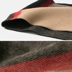 TWEED MILL Scarfs^/ Lambs Wool Plaid Scarf