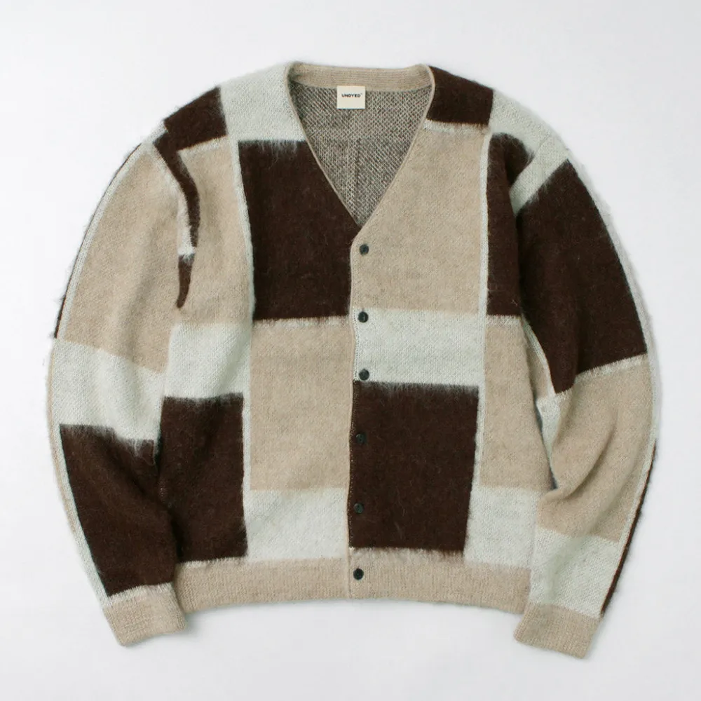 UNDYED Cardigans^/ Jacquard Blush Cardigan Andaid Superfine Peruvian Alpaca