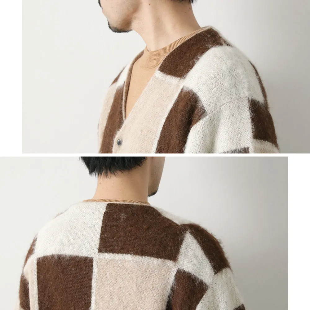 UNDYED Cardigans^/ Jacquard Blush Cardigan Andaid Superfine Peruvian Alpaca