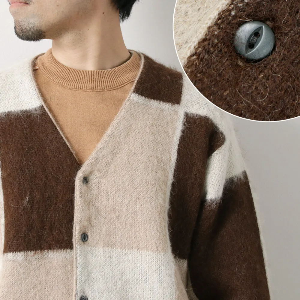 UNDYED Cardigans^/ Jacquard Blush Cardigan Andaid Superfine Peruvian Alpaca
