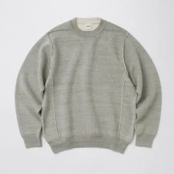 UNDYED Knits^/ Knit Double Face Trim Crew Colored Organic Cotton