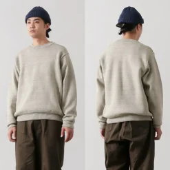 UNDYED Knits^/ Knit Double Face Trim Crew Colored Organic Cotton