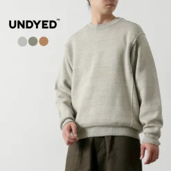 UNDYED Knits^/ Knit Double Face Trim Crew Colored Organic Cotton