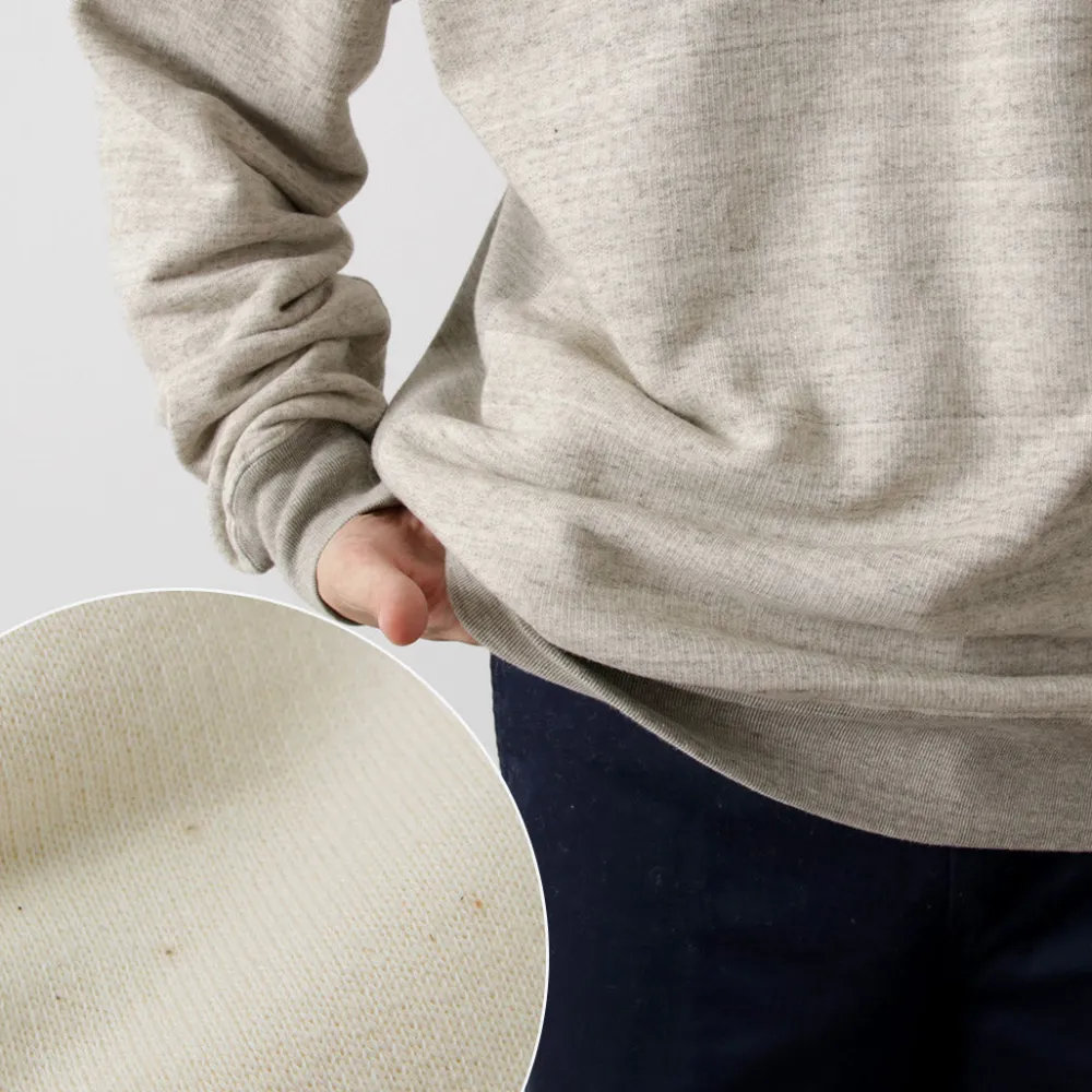 UNDYED Sweatshirts^/ Lined Crew Neck Sweatshirt Colored Organic Cotton