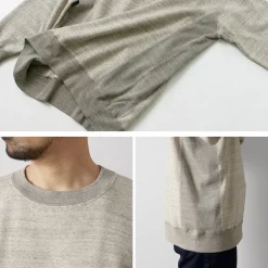 UNDYED Sweatshirts^/ Lined Crew Neck Sweatshirt Colored Organic Cotton