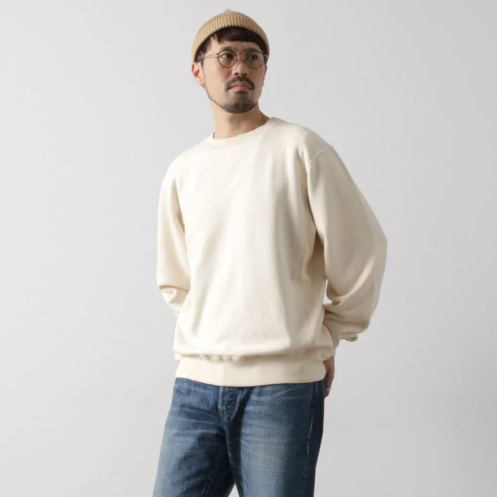 UNDYED Sweatshirts^/ Lined Crew Neck Sweatshirt Colored Organic Cotton