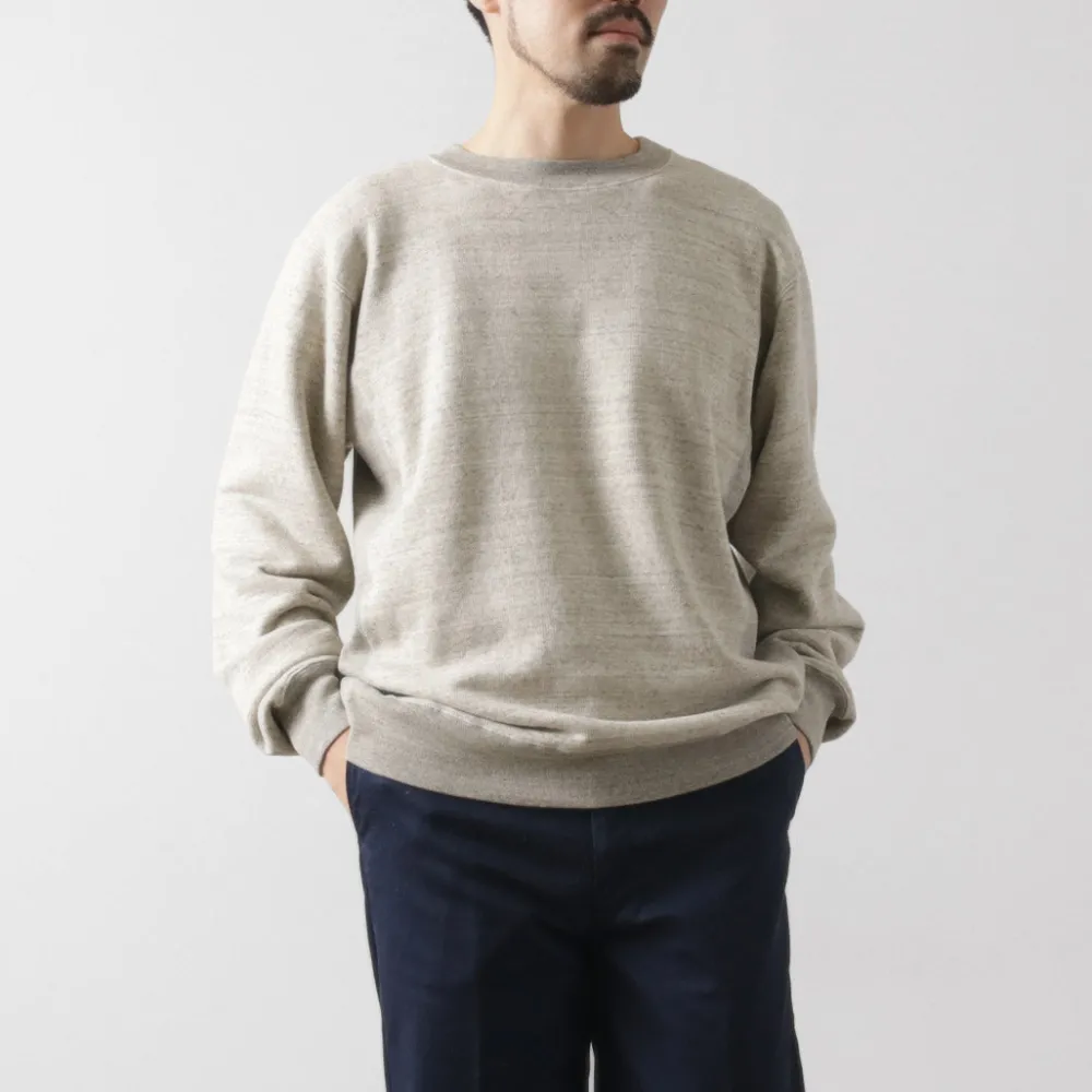 UNDYED Sweatshirts^/ Lined Crew Neck Sweatshirt Colored Organic Cotton
