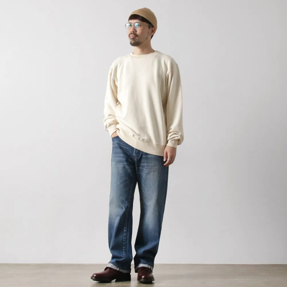 UNDYED Sweatshirts^/ Lined Crew Neck Sweatshirt Colored Organic Cotton