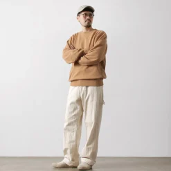 UNDYED Sweatshirts^/ Lined Crew Neck Sweatshirt Colored Organic Cotton
