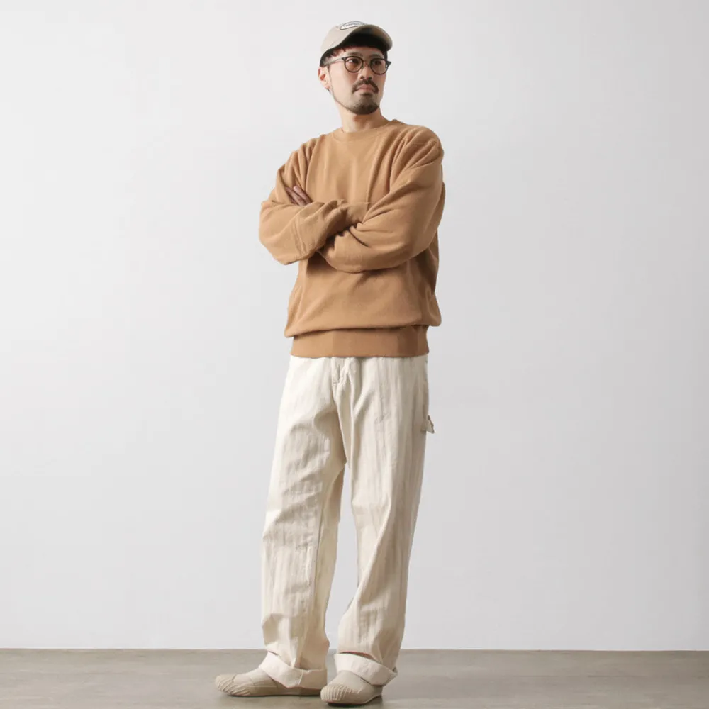 UNDYED Sweatshirts^/ Lined Crew Neck Sweatshirt Colored Organic Cotton