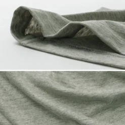 UNDYED T-Shirts^/ Long Sleeve Combi T-Shirt Colored Organic Cotton