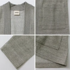 UNDYED Cardigans^/ Waffle Cardigan Colored Organic Cotton