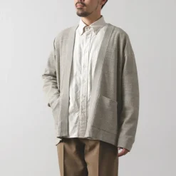 UNDYED Cardigans^/ Waffle Cardigan Colored Organic Cotton