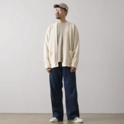 UNDYED Cardigans^/ Waffle Cardigan Colored Organic Cotton