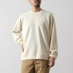 UNDYED Sweatshirts|T-Shirts^/ Waffle Sweatshirt Colored Organic Cotton