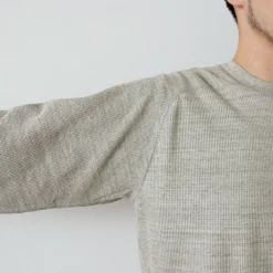 UNDYED Sweatshirts|T-Shirts^/ Waffle Sweatshirt Colored Organic Cotton