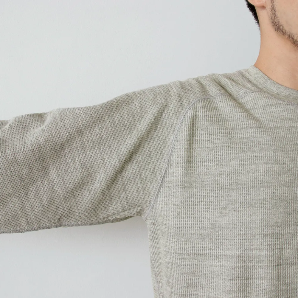 UNDYED Sweatshirts|T-Shirts^/ Waffle Sweatshirt Colored Organic Cotton