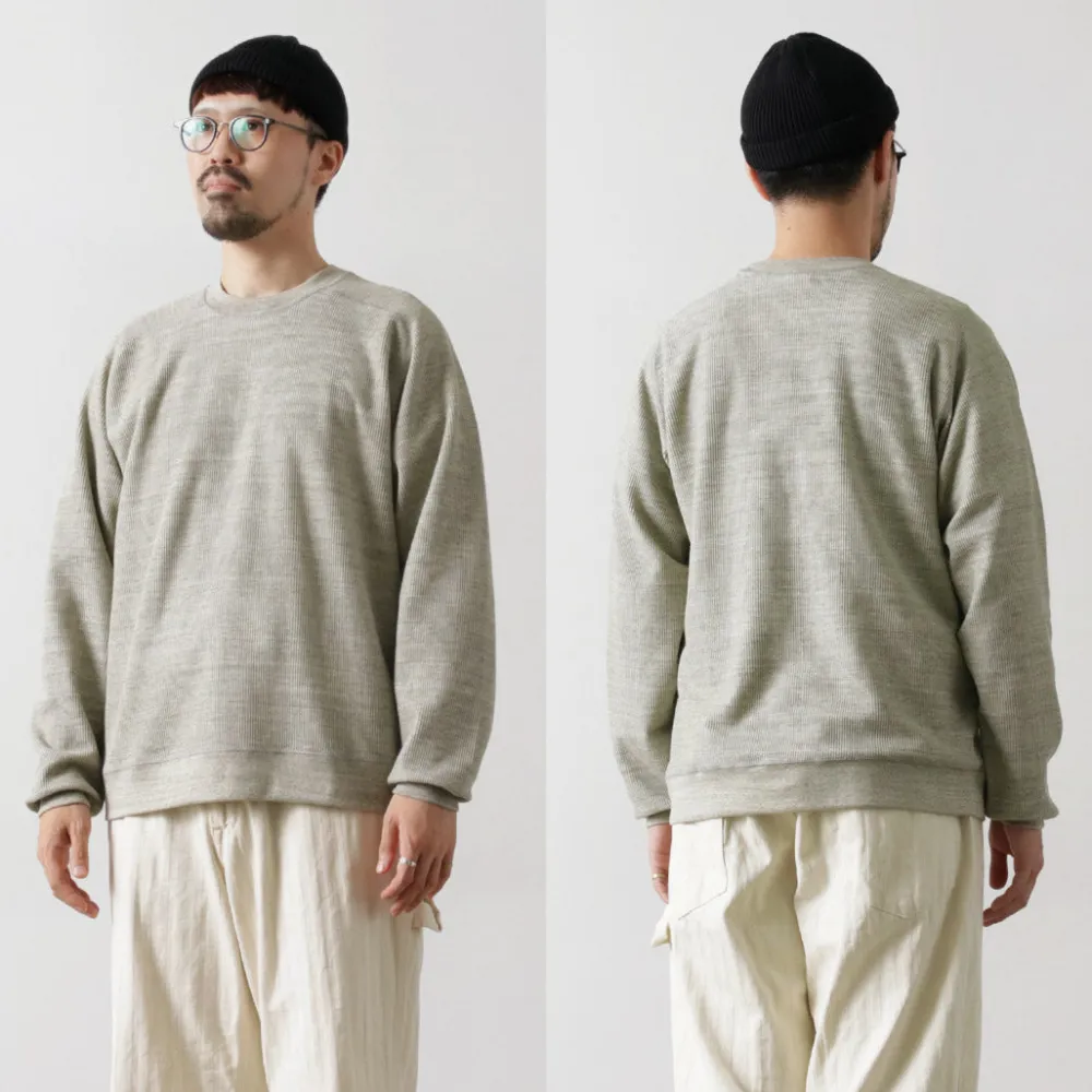 UNDYED Sweatshirts|T-Shirts^/ Waffle Sweatshirt Colored Organic Cotton