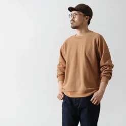 UNDYED Sweatshirts|T-Shirts^/ Waffle Sweatshirt Colored Organic Cotton