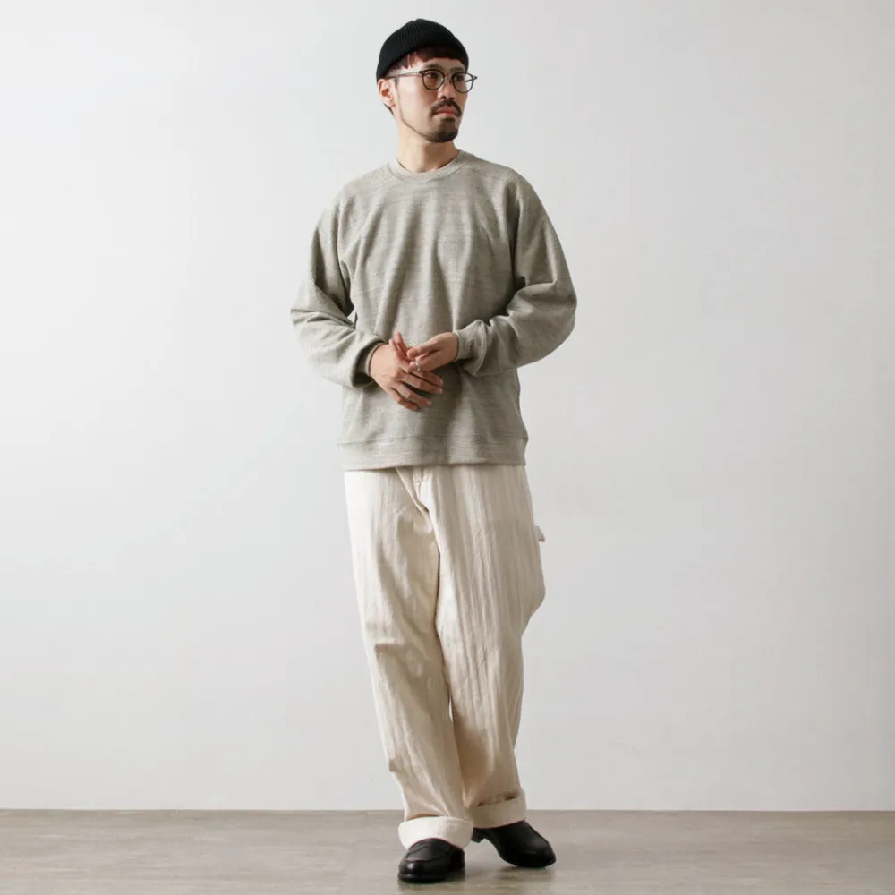 UNDYED Sweatshirts|T-Shirts^/ Waffle Sweatshirt Colored Organic Cotton