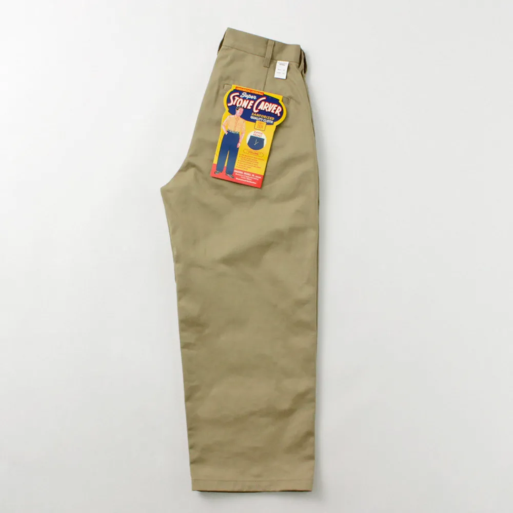 UNIVERSAL OVERALL Work Pants & Chinos^/ Heritage T/C Volume Trousers STONE CARVERE