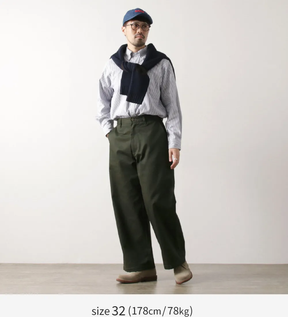 UNIVERSAL OVERALL Work Pants & Chinos^/ Heritage T/C Volume Trousers STONE CARVERE