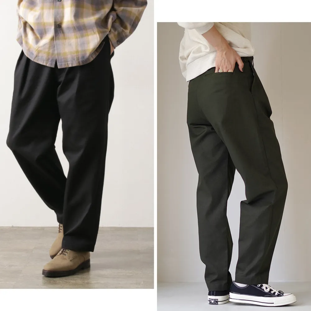 UNIVERSAL OVERALL Work Pants & Chinos^/ Heritage T/C Relaxed 2-Tuck Trousers STONE CARVER