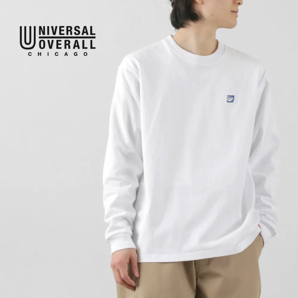 UNIVERSAL OVERALL T-Shirts^/ Postman Logo Long Sleeve Tee white