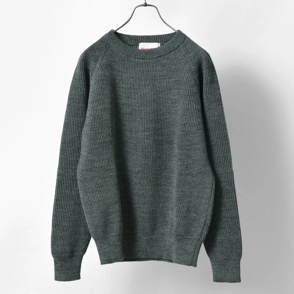 VINCENT ET MIREILLE Knits^/ 8 gauge ribbed Crewneck Sweater