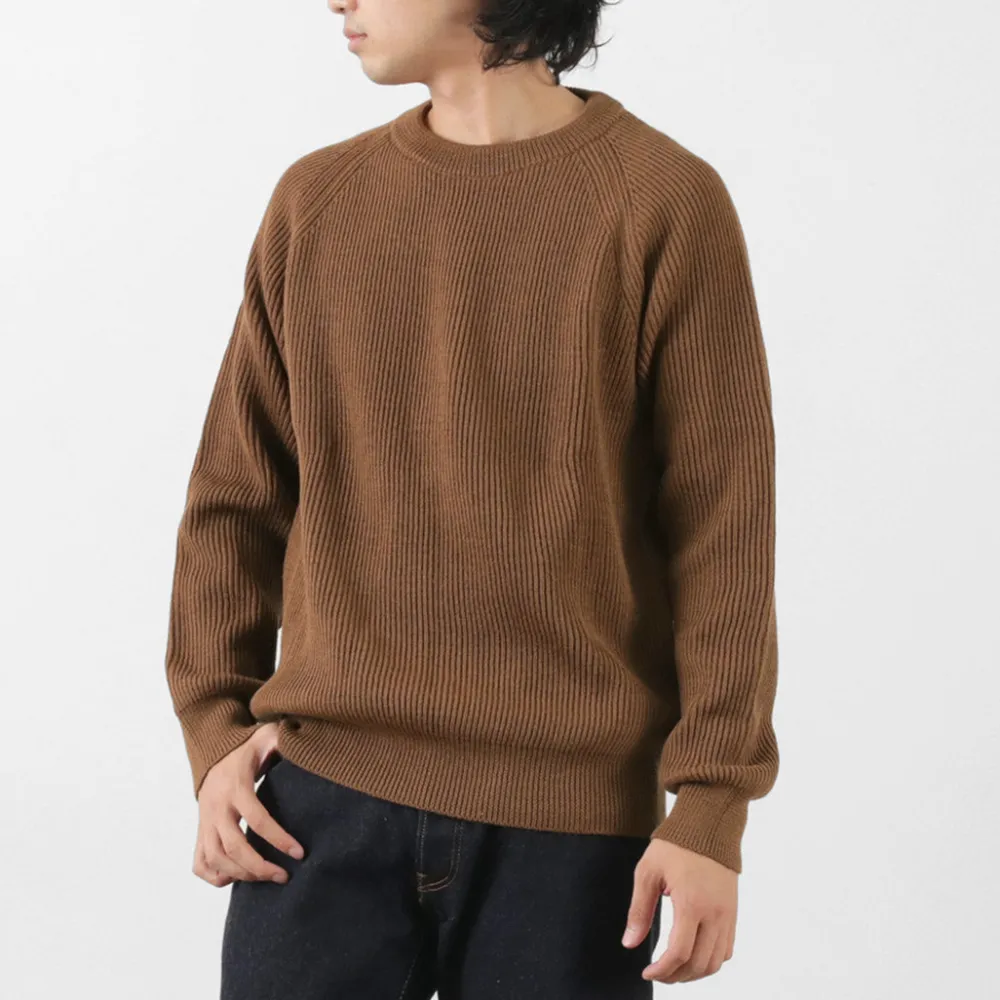 VINCENT ET MIREILLE Knits^/ 8 gauge ribbed Crewneck Sweater