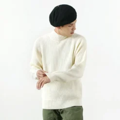 VINCENT ET MIREILLE Knits^/ 8GG Baby-bed Knit High Neck Knit