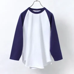 WALLA WALLA SPORT T-Shirts^/ 7/10 Sleeve 2 Tone Baseball T-Shirt