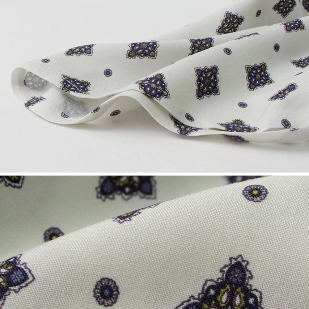 WAX LONDON Shirts^/ Didcot Short Sleeve Shirt Ditsy Tile