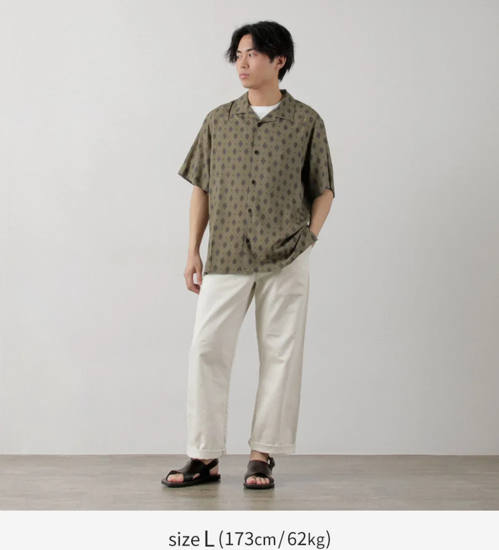 WAX LONDON Shirts^/ Didcot Short Sleeve Shirt Ditsy Tile