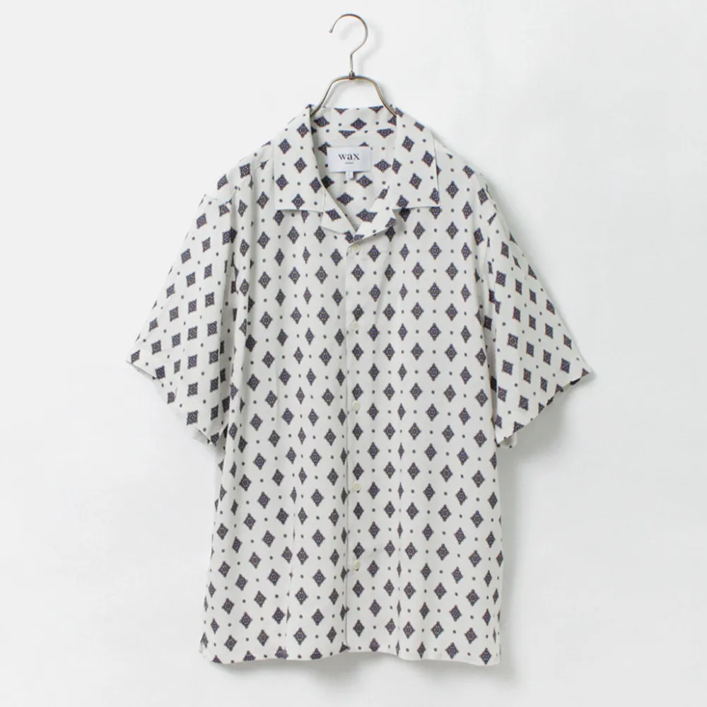 WAX LONDON Shirts^/ Didcot Short Sleeve Shirt Ditsy Tile