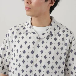 WAX LONDON Shirts^/ Didcot Short Sleeve Shirt Ditsy Tile