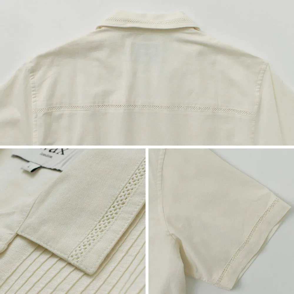 WAX LONDON Shirts^/ Newton Pintuck shirt