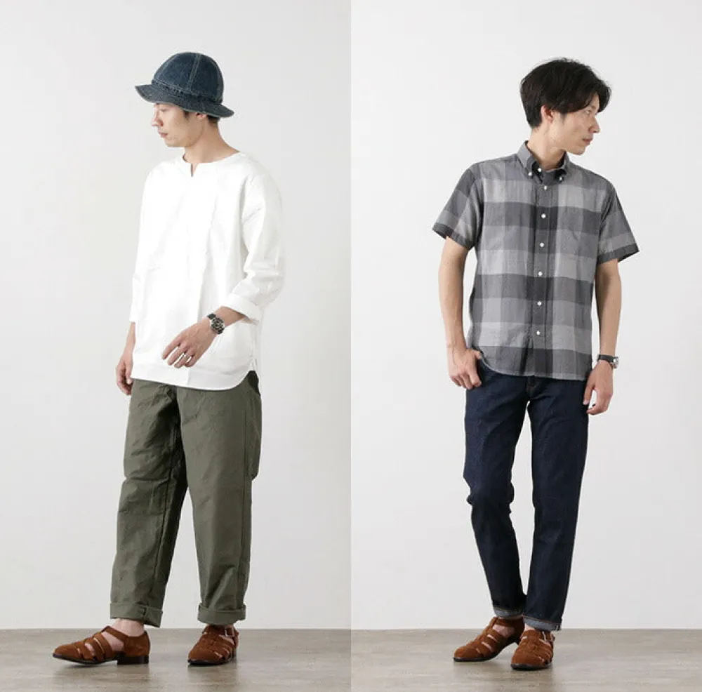WHEELROBE Leather Shoes & Boots^/ Gurkha sandal suede camel