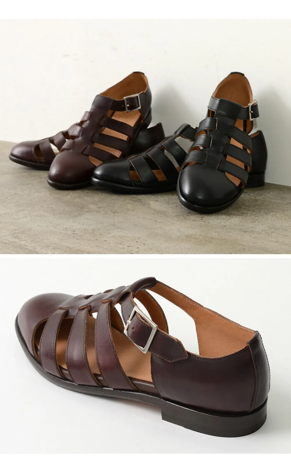 WHEELROBE Leather Shoes & Boots^/ Gurkha sandal - Horween chrome-excel
