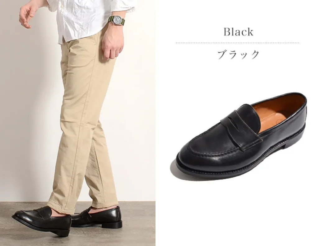 WHEELROBE Leather Shoes & Boots^/ Heavy Stitching Loafer black