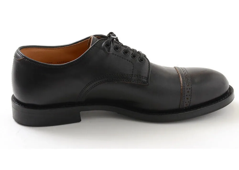 WHEELROBE Leather Shoes & Boots^/ Punched Cap Toe Derby Shoes