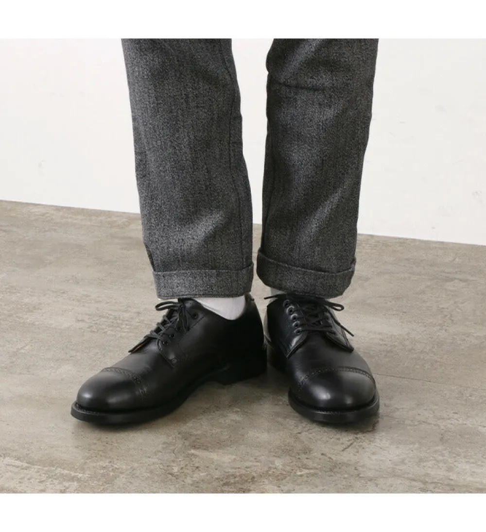 WHEELROBE Leather Shoes & Boots^/ Punched Cap Toe Derby Shoes