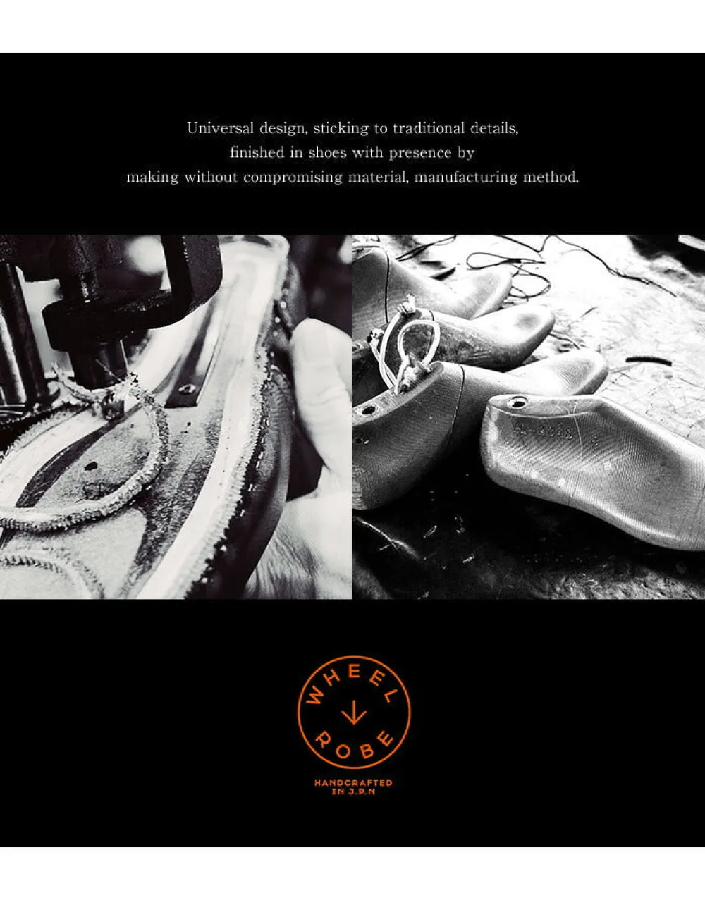 WHEELROBE Leather Shoes & Boots^/ Punched Cap Toe Derby Shoes