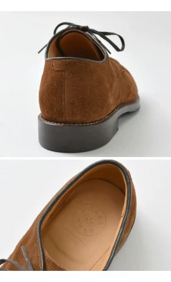 WHEELROBE Leather Shoes & Boots^/ 15078S Heavy Stitching Moc Toe Suede Shoes