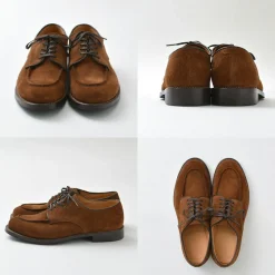 WHEELROBE Leather Shoes & Boots^/ 15078S Heavy Stitching Moc Toe Suede Shoes