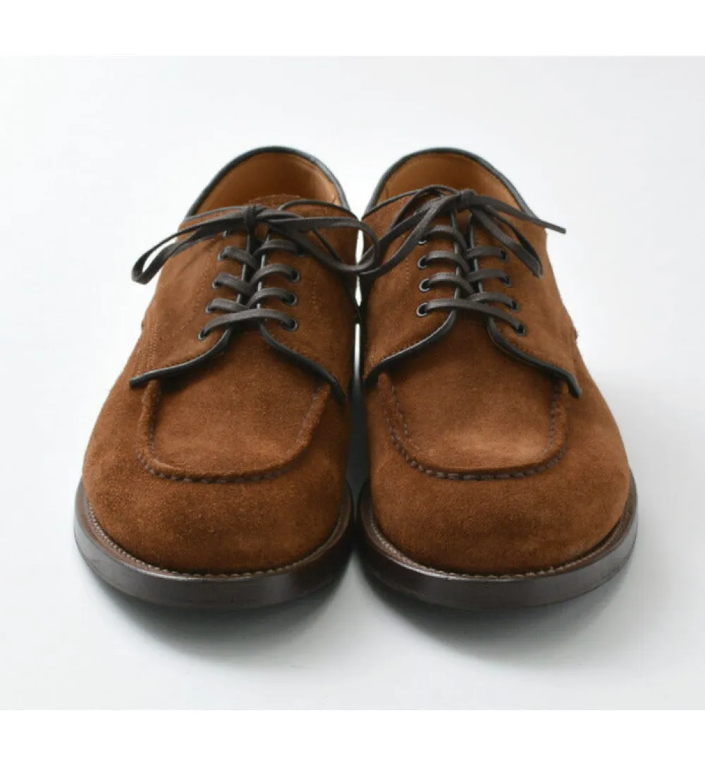 WHEELROBE Leather Shoes & Boots^/ 15078S Heavy Stitching Moc Toe Suede Shoes